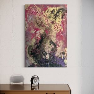 beautiful original piece of art made by Luz Serreli in mixed media